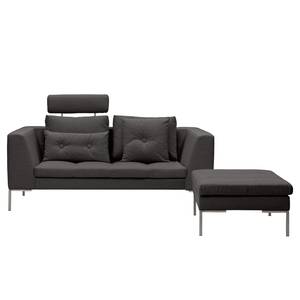 Sofa Madison (2-Sitzer) Webstoff Webstoff Anda II: Anthrazit