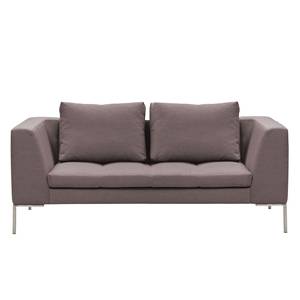 Sofa Madison (2-Sitzer) Webstoff Webstoff Milan: Grau-Braun