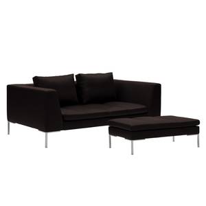 Sofa Madison (2-Sitzer) Echtleder Echtleder Neka: Dunkelbraun