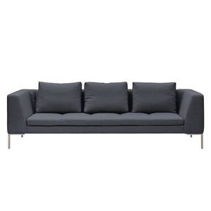 Sofa Madison (3-Sitzer) Webstoff Webstoff Milan: Anthrazit