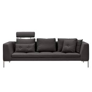 Sofa Madison (3-Sitzer) Webstoff Webstoff Anda II: Anthrazit