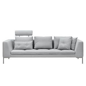 Sofa Madison (3-Sitzer) Webstoff Webstoff Anda II: Silber