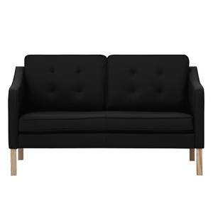 Sofa Risor (2-Sitzer) Echtleder Echtleder Neka: Schwarz