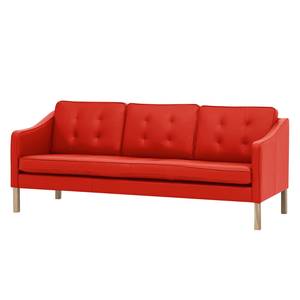 Sofa Risor (3-Sitzer) Echtleder Echtleder Neka: Rot