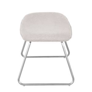 Hocker Gem Webstoff Stoff Kira II: Beige