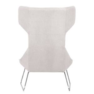 Fauteuil à oreilles Gem I Tissu Tissu Kira II : Beige