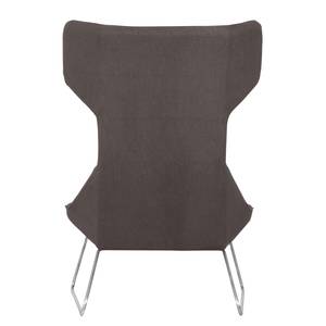 Fauteuil à oreilles Gem I Tissu Tissu Kira II : Marron