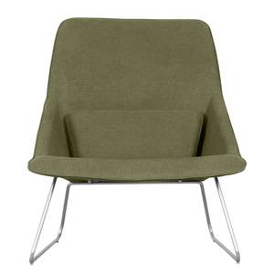 Fauteuil Gem II geweven stof Stof Kira: Groen