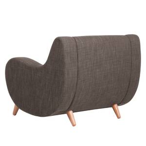 Fauteuil Wimbledon Tissu Frea : Gris-Marron II