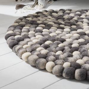 Tapis en feutre Vaila Feutre - Gris / Crème - 90 cm