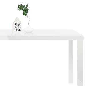 Table Pamati Blanc brillant - 140 x 80 cm