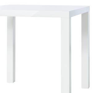 Table Pamati Blanc brillant - 80 x 80 cm