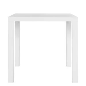 Table Pamati Blanc brillant - 80 x 80 cm