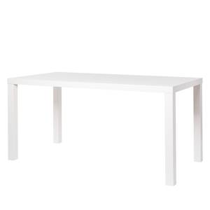 Table Pamati Blanc brillant - 160 x 80 cm