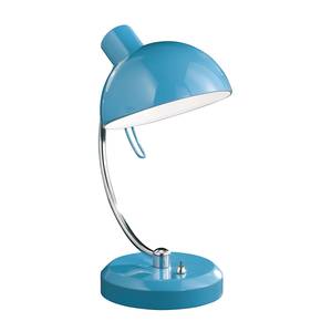 Tafellamp Arthur metaal - 1 lichtbron - Turquoise/chroomkleurig
