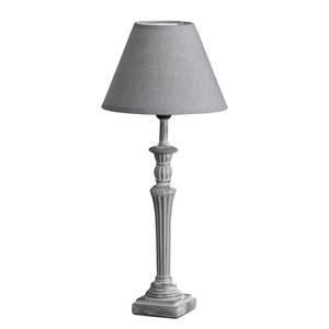 Lampe Poste Tissu mélangé / Céramique - 1 ampoule - Gris