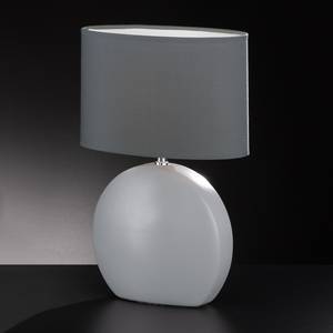 Tafellamp Lume textielmix/keramiek - 1 lichtbron - Grijs