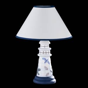 Lampe Baltic I Tissu mélangé / Céramique - 1 ampoule