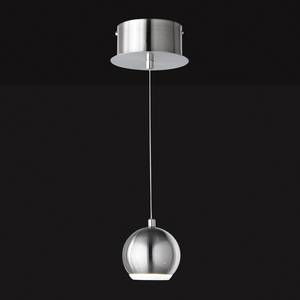 LED-Pendelleuchte Pino I Acrylglas / Eisen - 1-flammig - Weiß / Chrom