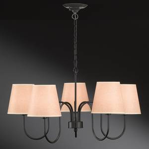 Hanglamp Swing geweven stof/ijzer - 5 lichtbronnen