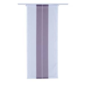 Paroi japonaise STRIPES aubergine Disponible en 2 tailles - 60 x 245 cm