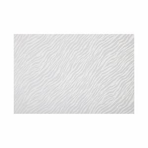 Flächenvorhang Zebra Weiß Weiß - Textil