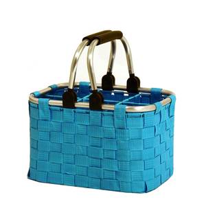 Flessenmand II Turquoise - Textiel - 31 x 20 x 22 cm