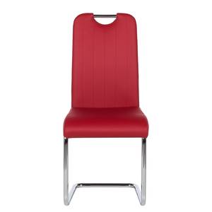 Sledestoelen Ace (2-delige set) kunstleer - Bordeauxrood