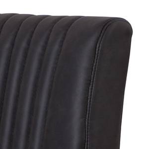 Chaise cantilever Aleg I Imitation cuir - Noir