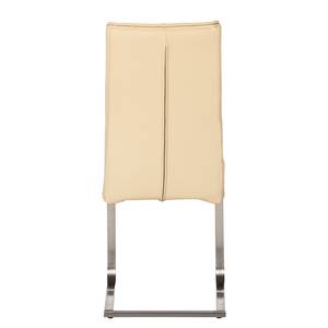 Freischwinger Ayden (2er-Set) Echtleder - Beige