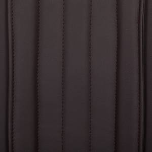 Chaises cantilever Manlo (lot de 2) Imitation cuir marron foncé