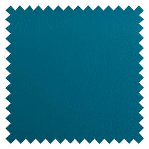 Chaises cantilever Mialena (lot de 2) Imitation cuir - Bleu pétrole