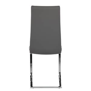 Sledestoelen Nando (2-delige set) grijs kunstleer