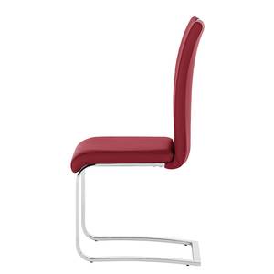 Sledestoelen Nevia (2-delige set) bourdeauxrood kunstleer