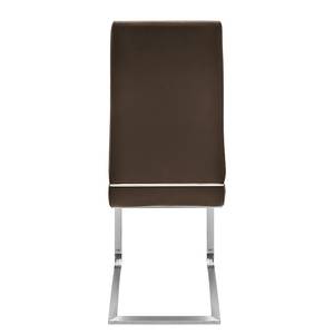 Sledestoelen Nito (2-delige set) kunstleer - Bruin