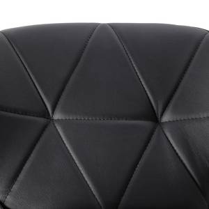 Chaise de bar Onega Imitation cuir - Noir