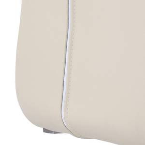 Chaises cantilever Perez (lot de 2) Cuir véritable - Beige