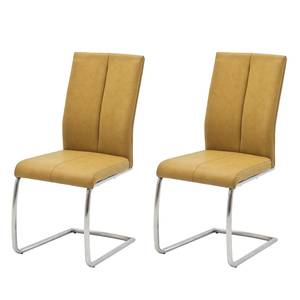 Chaises Sayreville I (lot de 2) Jaune curry