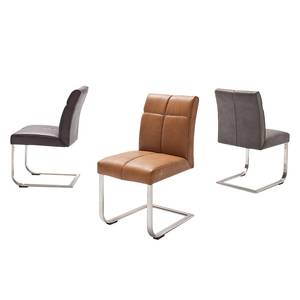 Sledestoelen Stam I (2-delige set) Cognackleurig - Kunstleer