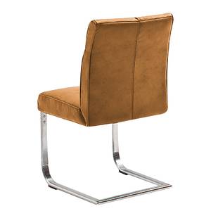 Chaises cantilever Stam II (lot de 2) Cognac - Cuir synthétique