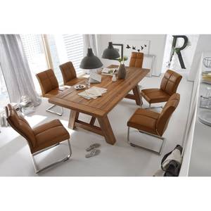 Sledestoelen Stam III (2-delige set) Cognackleurig - Kunstleer