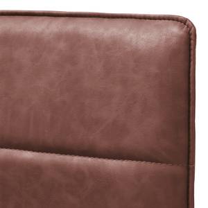 Chaises cantilever Timola (lot de 2) Imitation cuir - Marron vintage