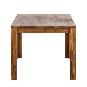 Tafel met verlengfunctie geolied massief eikenhout