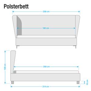 Polsterbett Neo II Webstoff