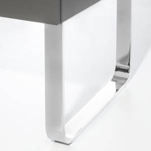 Pieds de meuble Siena (lot de 2) Métal - Chrome - Hauteur : 30 cm