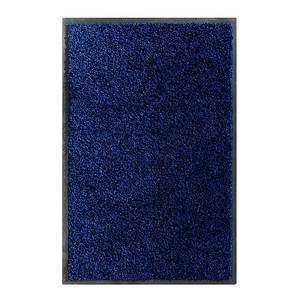 Deurmat Wash en Clean blauw - maat: 90x200cm
