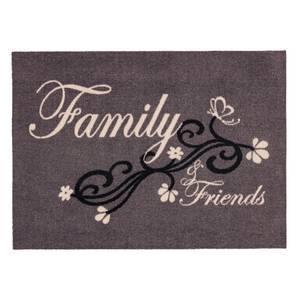 Paillasson Cardea Family Gris - Textile - 50 x 0.6 x 70 cm