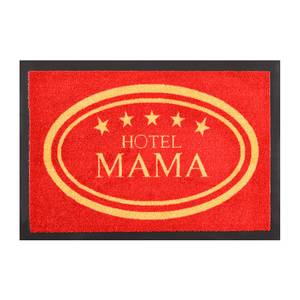 Deurmat Printy Hotel Mama rood/geel