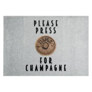 Paillasson Statement Champagne I Fibres synthétiques - Gris