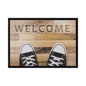 Tappetino Welcome Marrone - Materiale sintetico - 70 x 0.5 x 50 cm